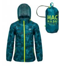 Водоустойчиво Яке Mac in a Sac Origin 2 Edition, Тюркоаз Камуфлаж